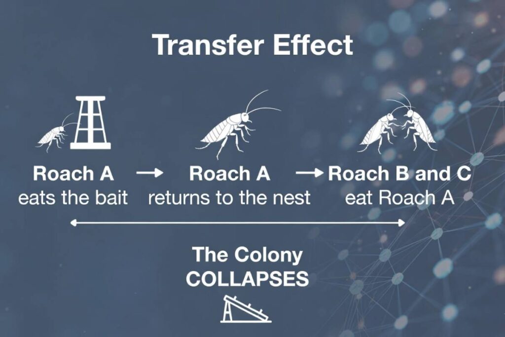 an infographic showing the transfer effect